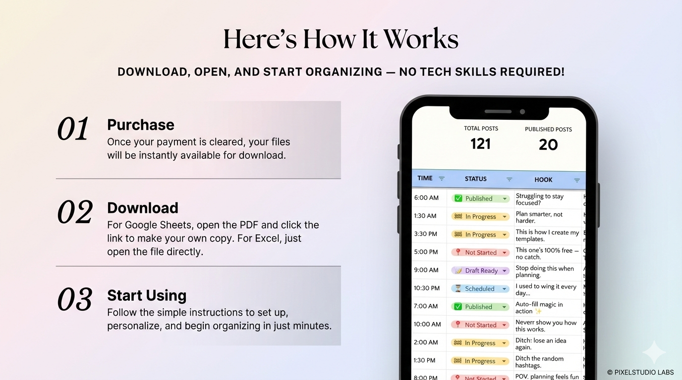All-In-One Visual Content Planner, Tracker, Work Management | Social Media