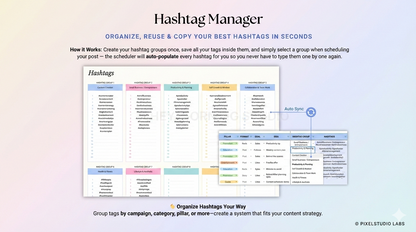 All-In-One Visual Content Planner, Tracker, Work Management | Social Media