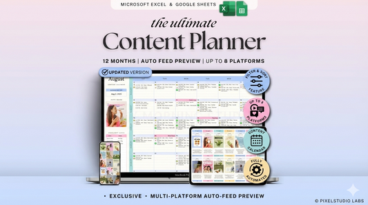 All-In-One Visual Content Planner, Tracker, Work Management | Social Media
