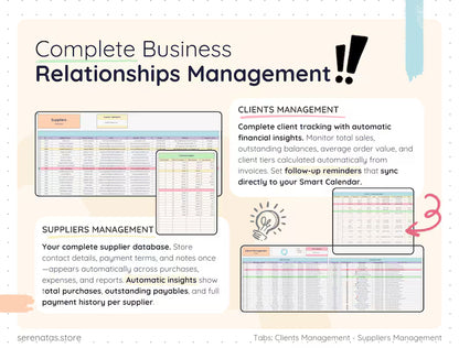 All-in-One Product Business Template Google Sheets & Excel || Complete Inventory Sales Management System