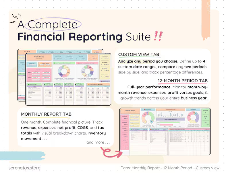 All-in-One Product Business Template Google Sheets & Excel || Complete Inventory Sales Management System