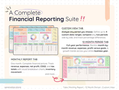 All-in-One Product Business Template Google Sheets & Excel || Complete Inventory Sales Management System