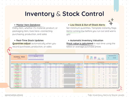 All-in-One Product Business Template Google Sheets & Excel || Complete Inventory Sales Management System