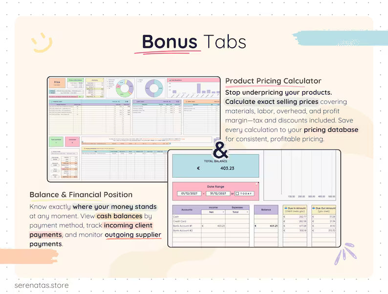 All-in-One Product Business Template Google Sheets & Excel || Complete Inventory Sales Management System