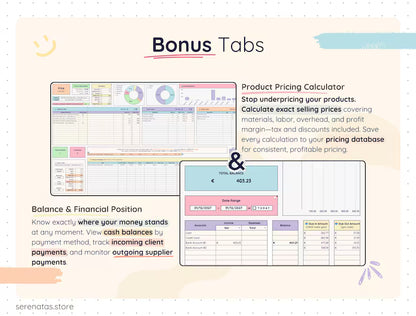 All-in-One Product Business Template Google Sheets & Excel || Complete Inventory Sales Management System