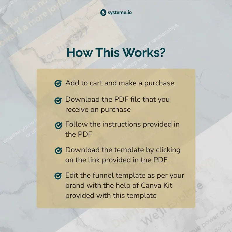 Systeme.io Lead Magnet Funnel | Live Workshop Template | Life coach marketing
