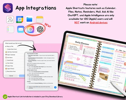 All In One Digital Planner 2026, 2027, 2028 || Weekly, Daily, Notes+ Notability