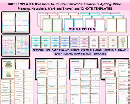 All In One Digital Planner Bundle + GIFTS | Daily, Weekly, Monthly, Yearly Planner |  GoodNotes Template