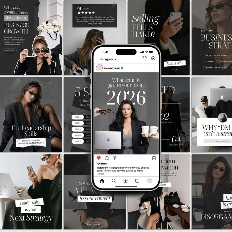 Done-For-You Business Instagram Templates for Coach & Coaching