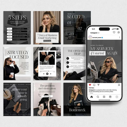 Done-For-You Business Instagram Templates for Coach & Coaching