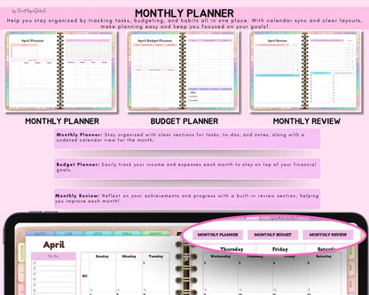 All In One Digital Planner Bundle + GIFTS | Daily, Weekly, Monthly, Yearly Planner |  GoodNotes Template