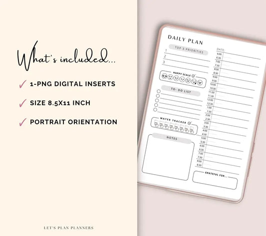 Daily Planner - Digital & Printable