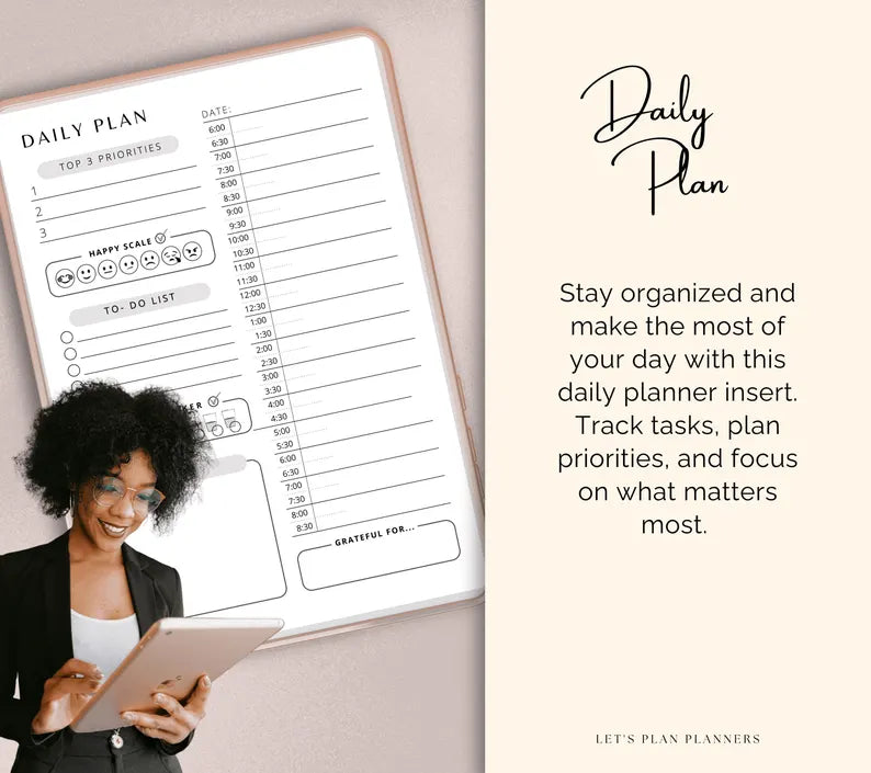 Daily Planner - Digital & Printable