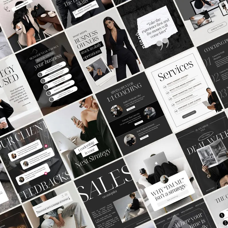 Done-For-You Business Instagram Templates for Coach & Coaching