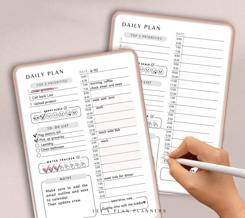 Daily Planner - Digital & Printable