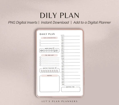 Daily Planner - Digital & Printable